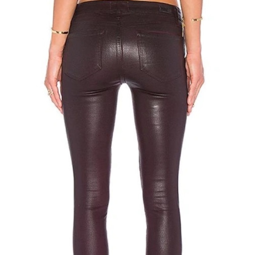 NWT Paige denim wine coated vertugo ultra skinny pants